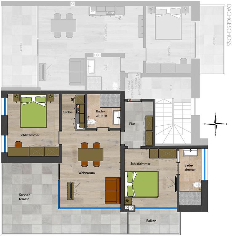 Alpenchalet Apartments Парчинес Екстер'єр фото